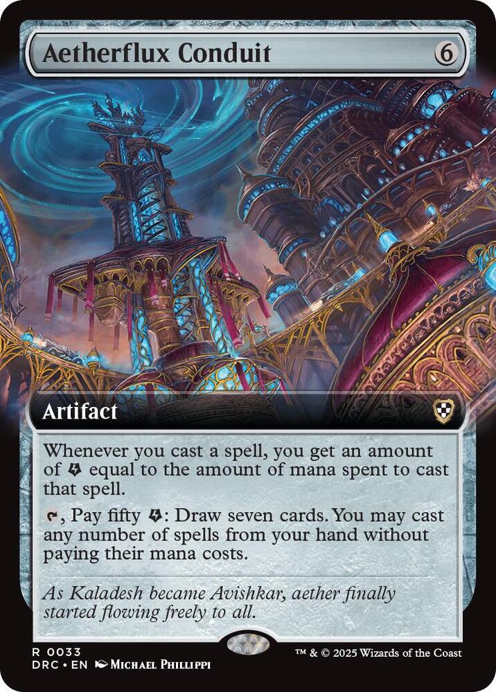 Aetherflux Conduit (Extended Art) [Aetherdrift Commander]