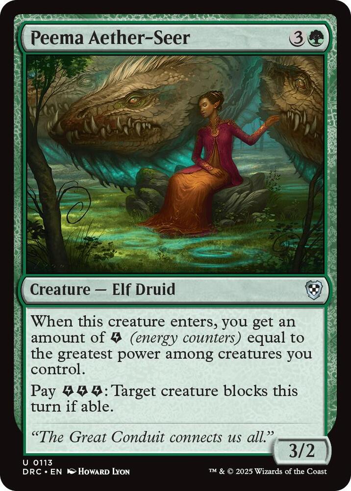 Peema Aether-Seer [Aetherdrift Commander]