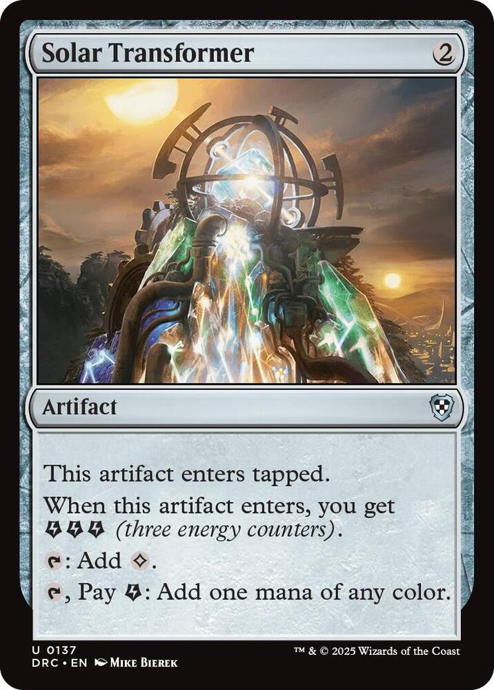 Solar Transformer [Aetherdrift Commander]
