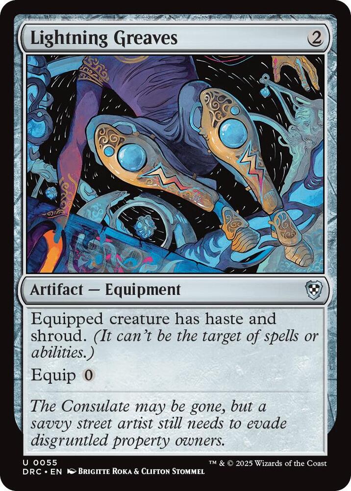 Lightning Greaves [Aetherdrift Commander]