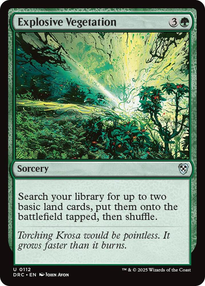 Explosive Vegetation [Aetherdrift Commander]