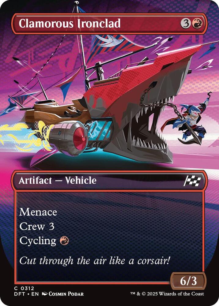 Clamorous Ironclad (Borderless) [Aetherdrift]