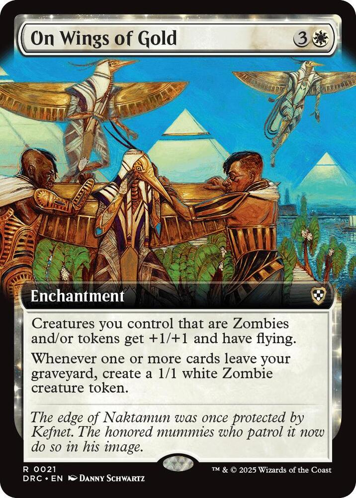 On Wings of Gold (Extended Art) [Aetherdrift Commander]