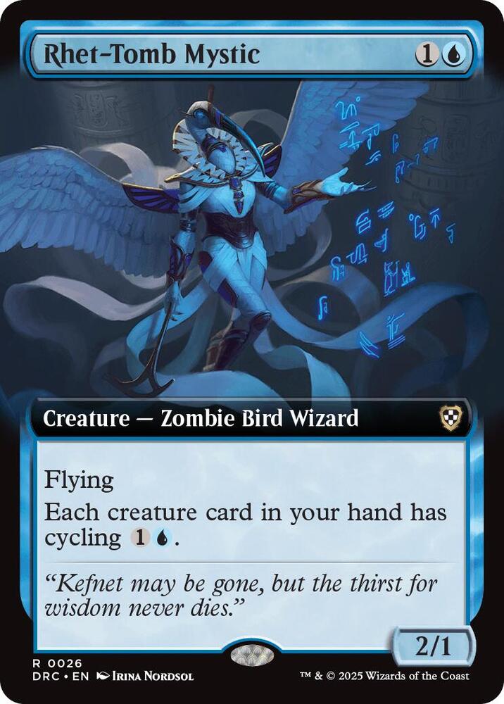Rhet-Tomb Mystic (Extended Art) [Aetherdrift Commander]