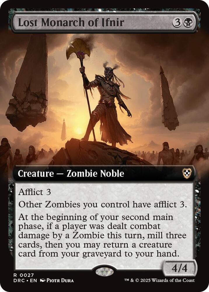 Lost Monarch of Ifnir (Extended Art) [Aetherdrift Commander]