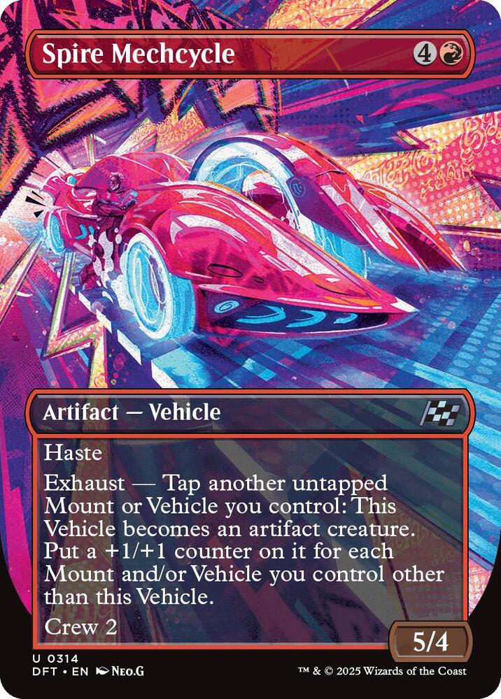 Spire Mechcycle (Borderless) [Aetherdrift]