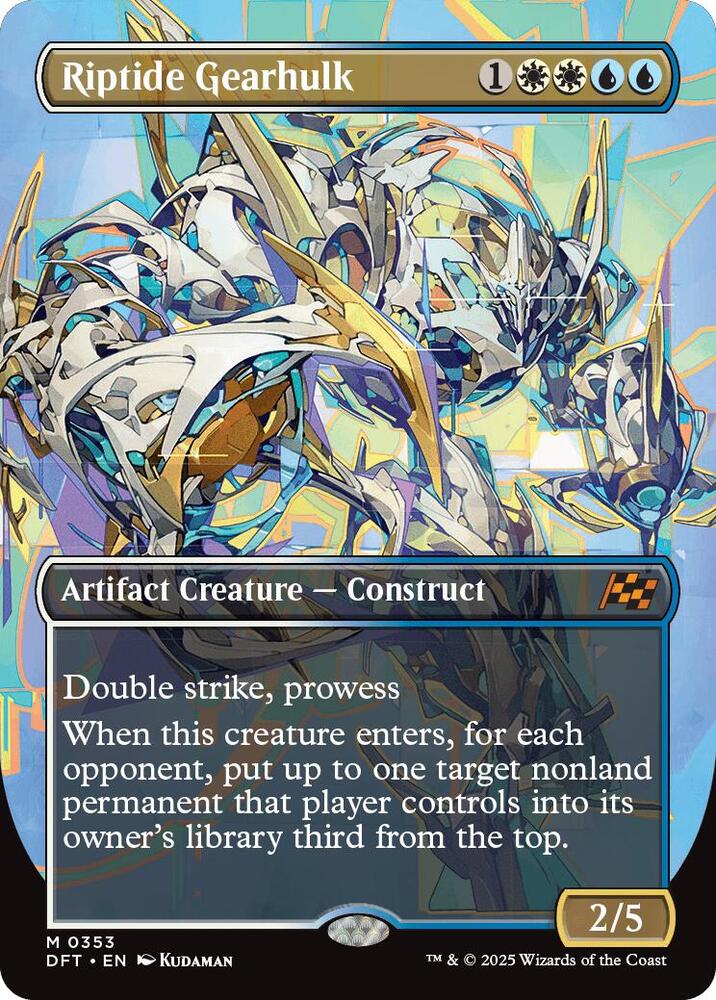 Riptide Gearhulk (Borderless) [Aetherdrift]