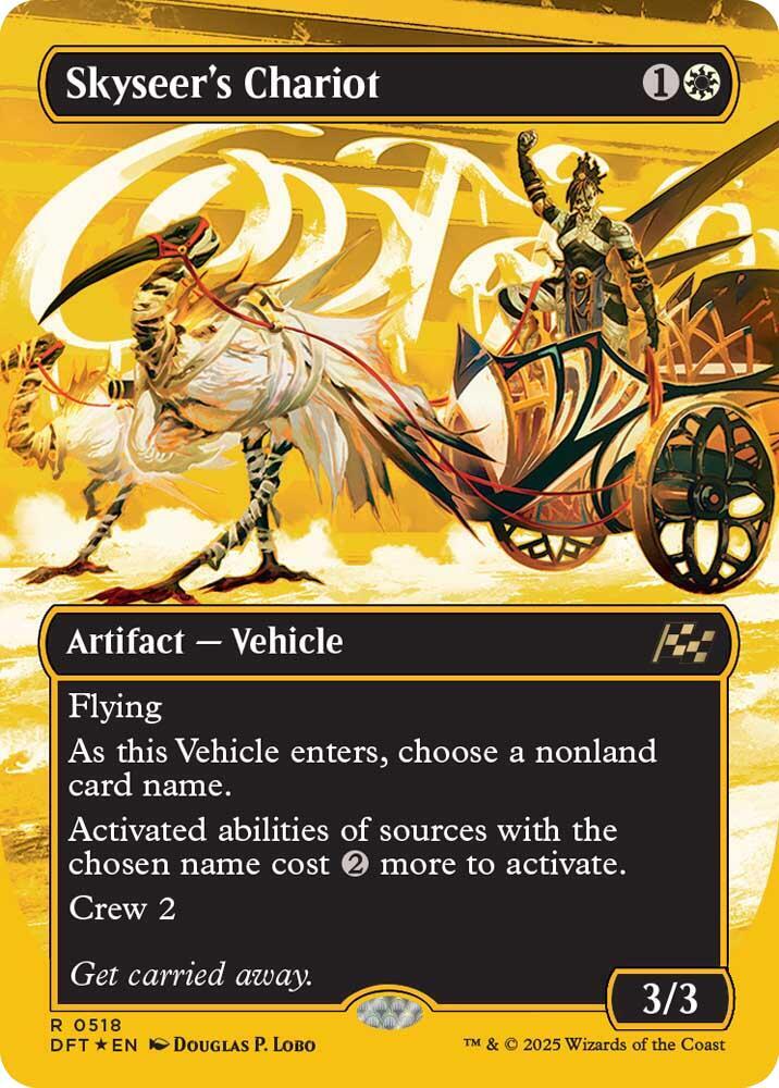Skyseer's Chariot (Borderless) (First-Place Foil) [Aetherdrift]