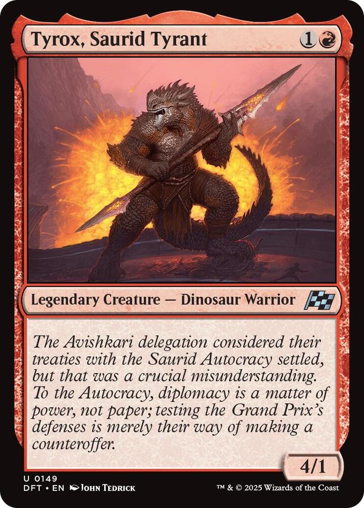 Tyrox, Saurid Tyrant [Aetherdrift]