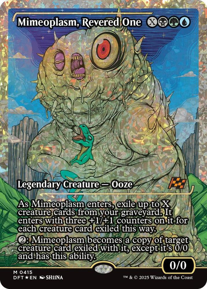 Mimeoplasm, Revered One (Showcase) (Fracture Foil) [Aetherdrift]