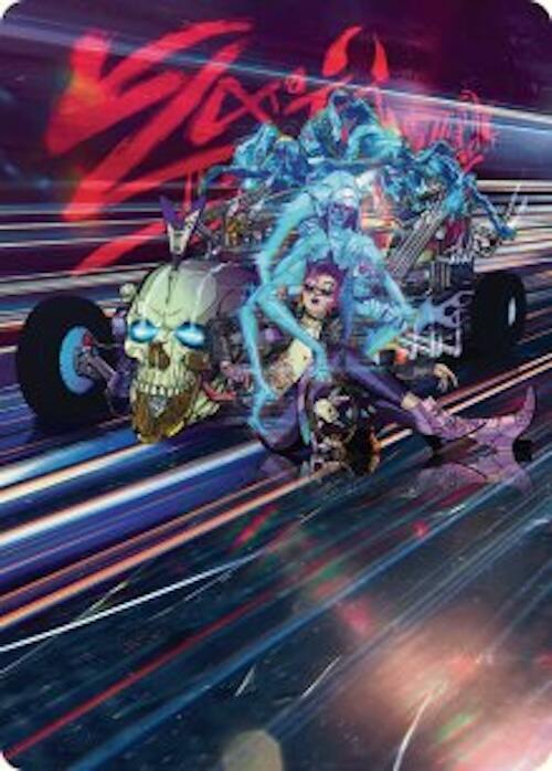 Midnight Mangler Art Card [Aetherdrift Art Series]