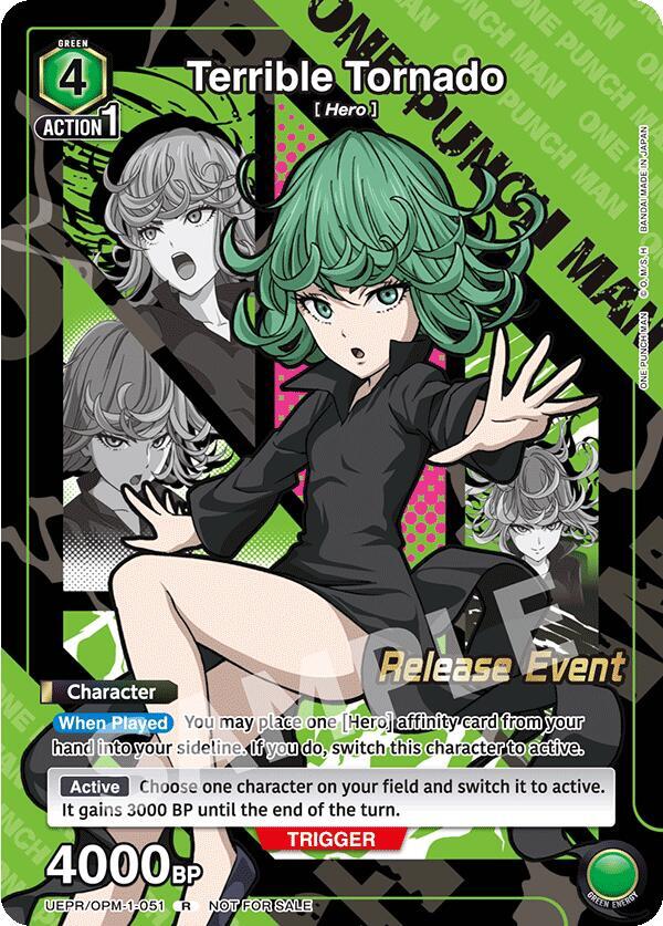 Terrible Tornado (Release Event Participation) (UEPR/OPM-1-051) [UE06BT: One Punch Man Release Event Cards]
