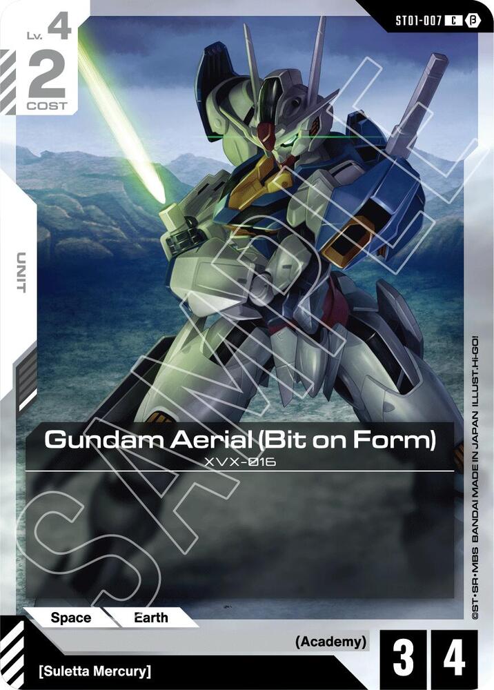 Gundam Aerial (Bit on Form) (ST01-007) [Edition Beta]