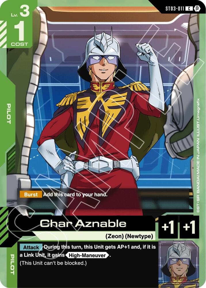 Char Aznable (ST03-011) [Edition Beta]