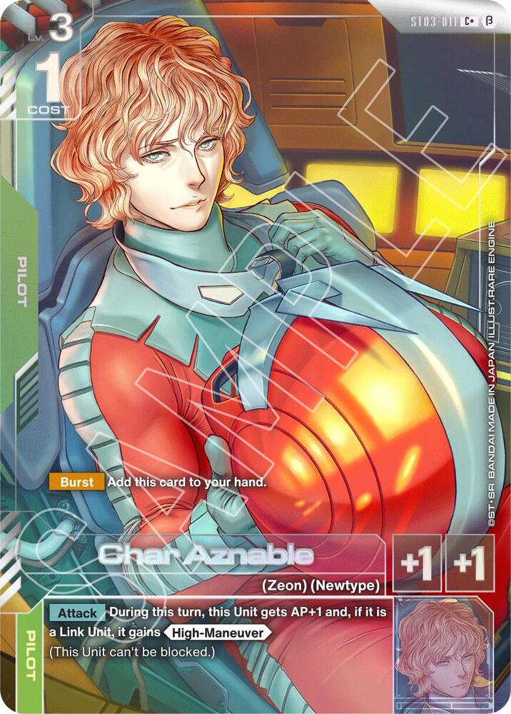 Char Aznable (C+) (ST03-011) [Edition Beta]