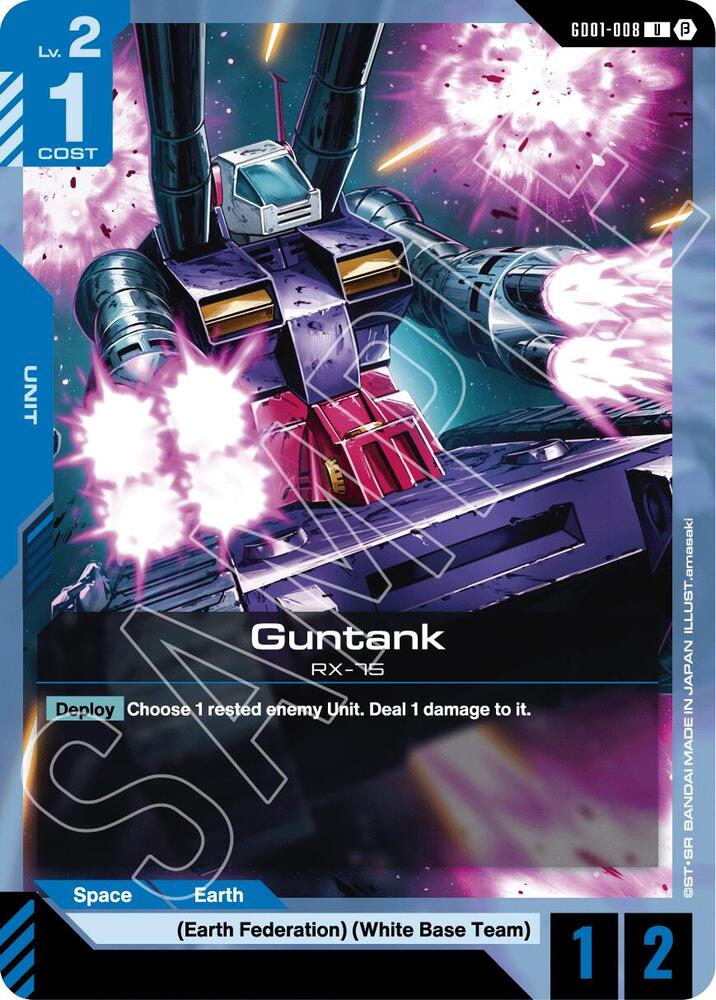 Guntank (GD01-008) [Edition Beta]