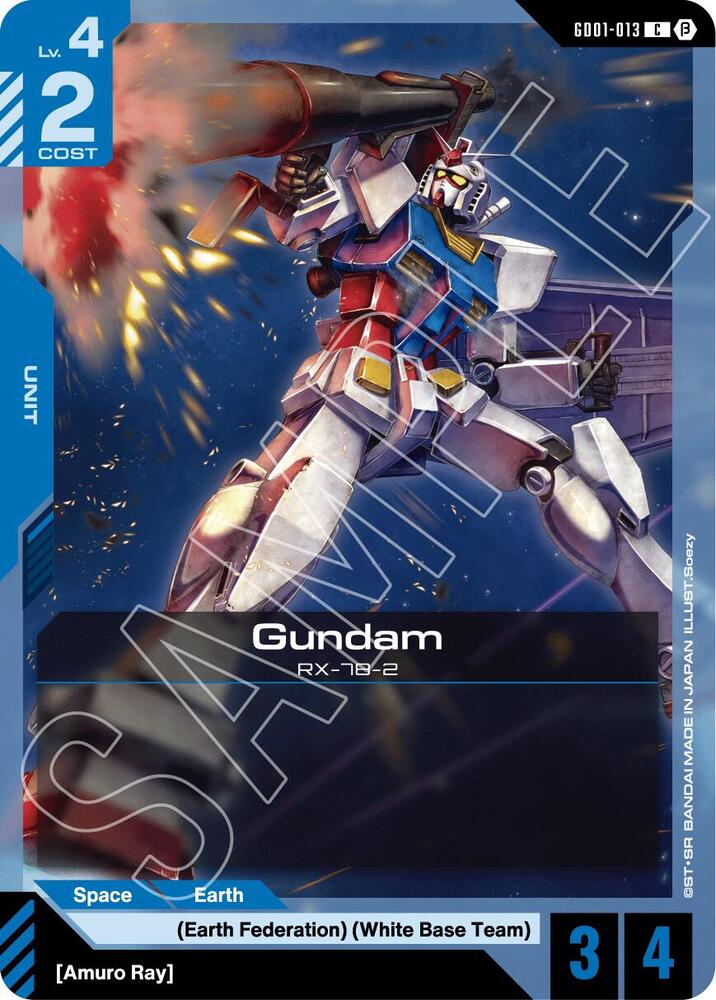 Gundam (GD01-013) (GD01-013) [Edition Beta]