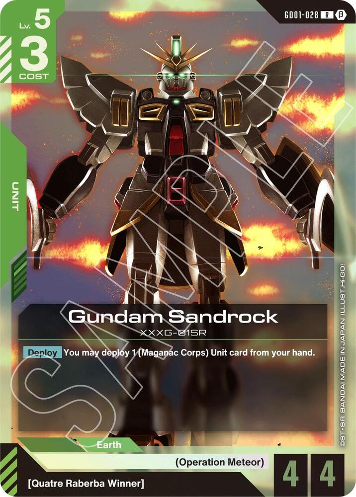 Gundam Sandrock (GD01-028) [Edition Beta]