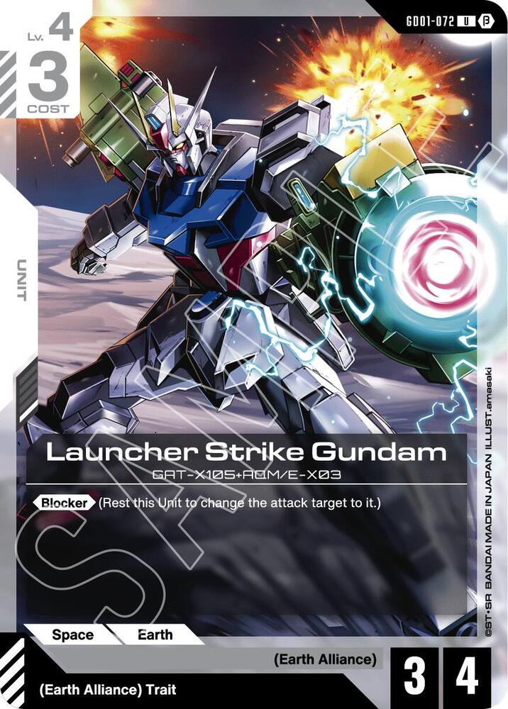 Launcher Strike Gundam (GD01-072) [Edition Beta]