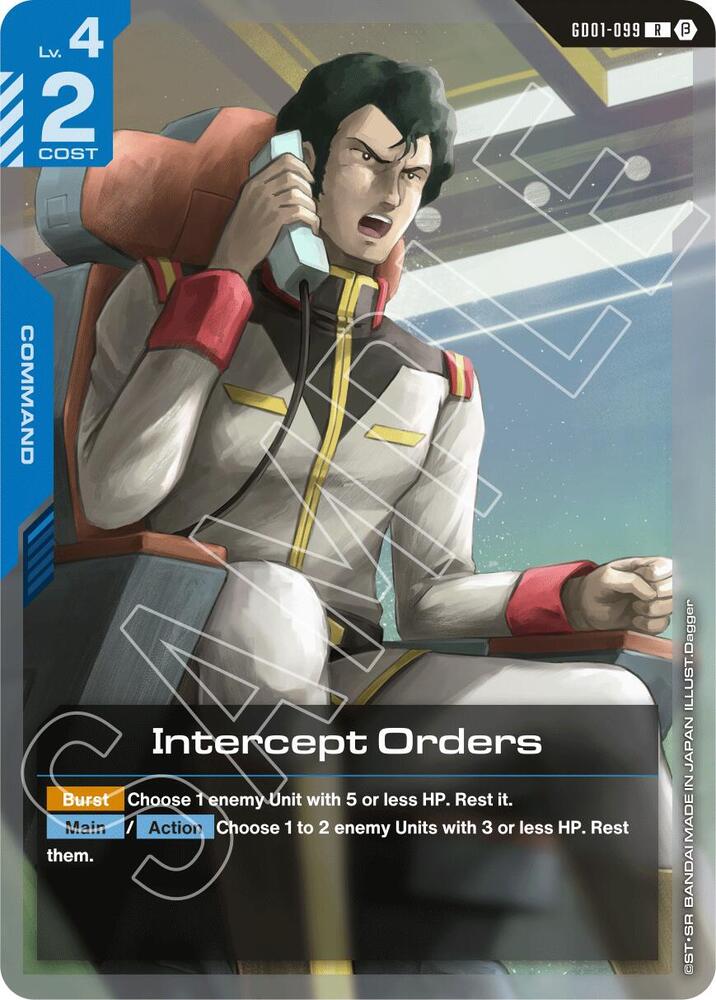 Intercept Orders (GD01-099) [Edition Beta]