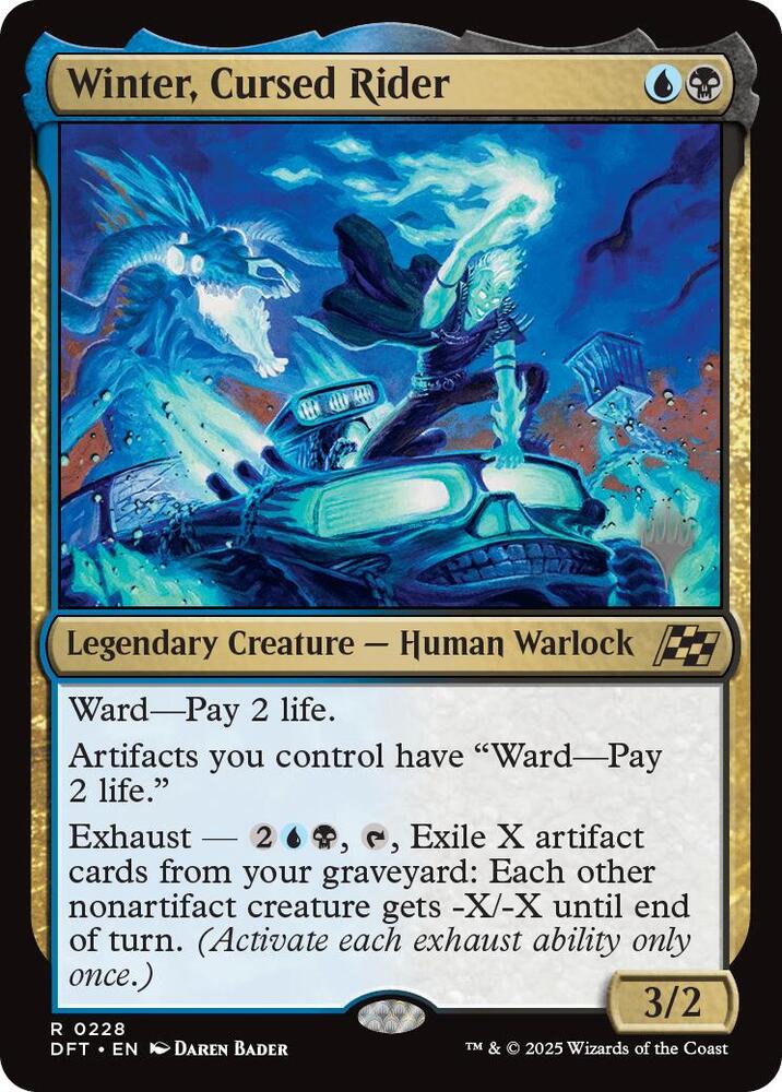 Winter, Cursed Rider (Promo Pack) [Aetherdrift Promos]