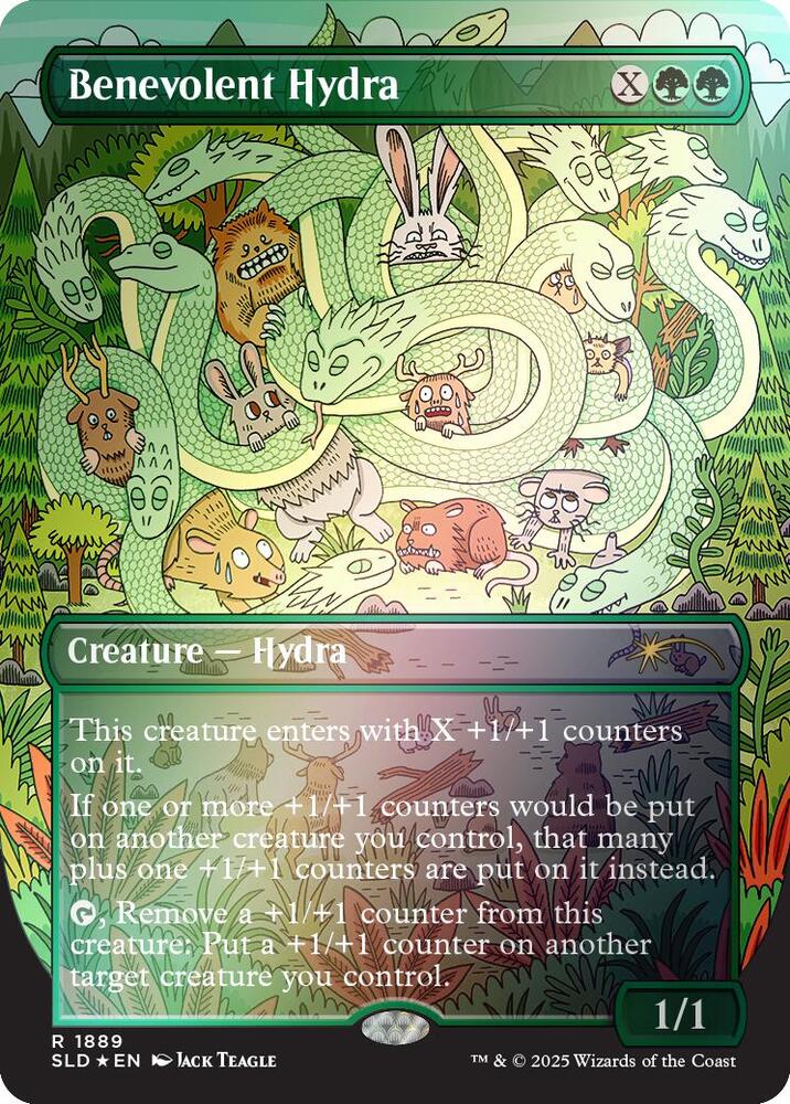 Benevolent Hydra (Rainbow Foil) [Secret Lair Drop Series]