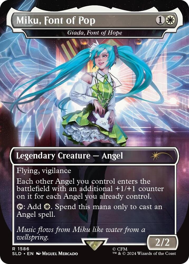 Miku, Font of Pop - Giada, Font of Hope [Secret Lair Drop Series]