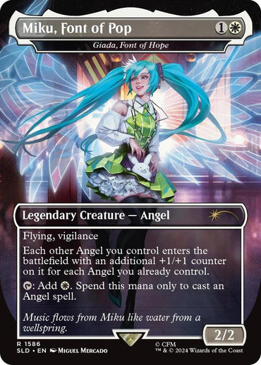 Miku, Font of Pop - Giada, Font of Hope [Secret Lair Drop Series]