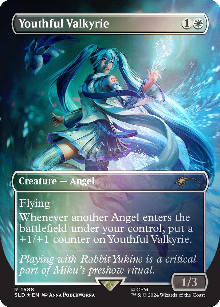 Youthful Valkyrie (Rainbow Foil) [Secret Lair Drop Series]