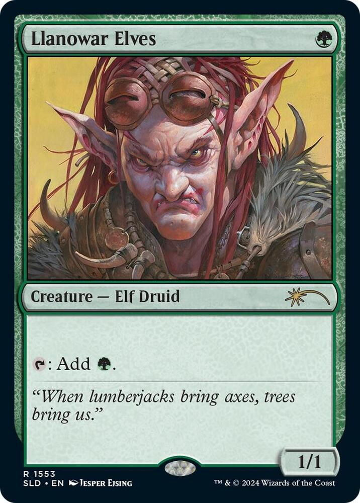 Llanowar Elves (1553) [Secret Lair Drop Series]