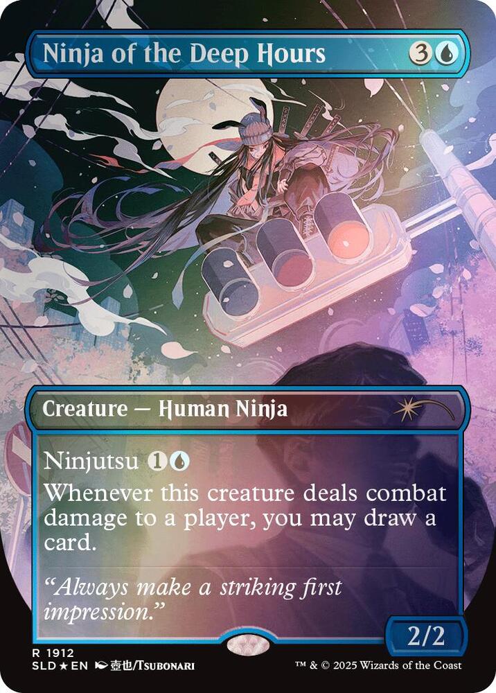 Ninja of the Deep Hours (Rainbow Foil) [Secret Lair Drop Series]