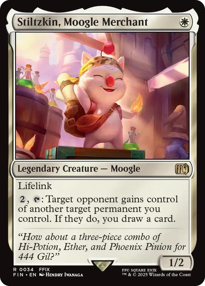 Stiltzkin, Moogle Merchant [FINAL FANTASY]