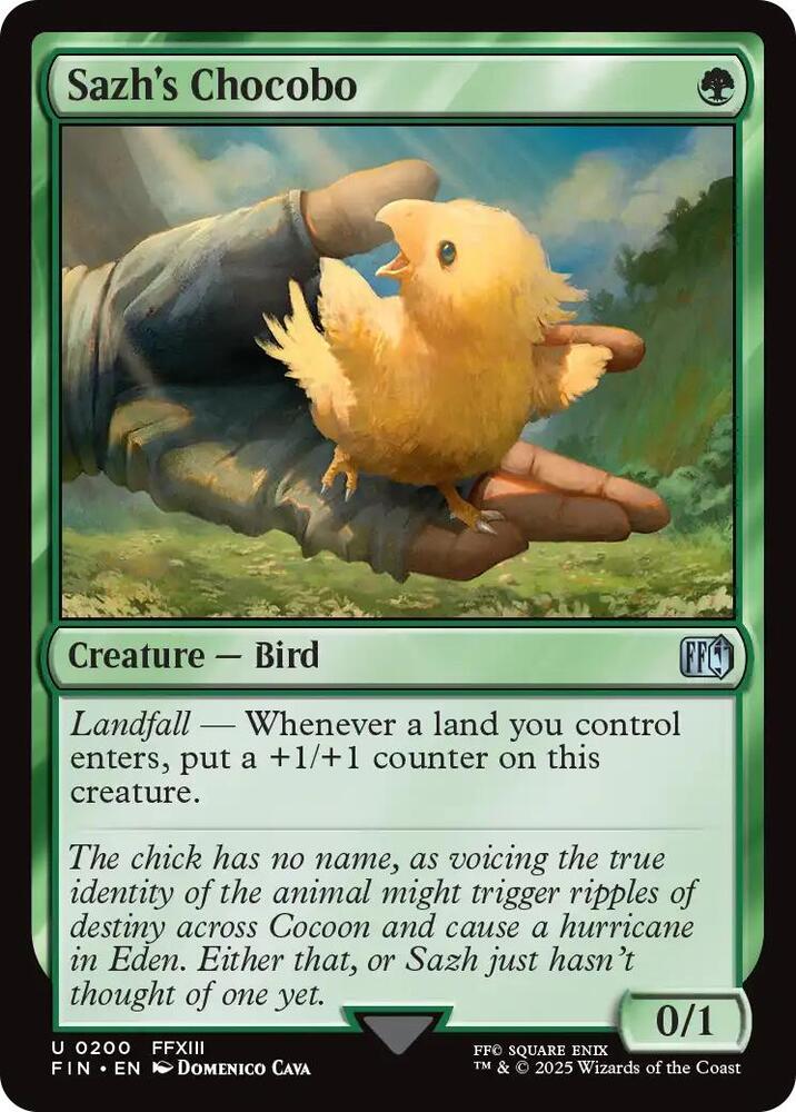 Sazh's Chocobo [FINAL FANTASY]