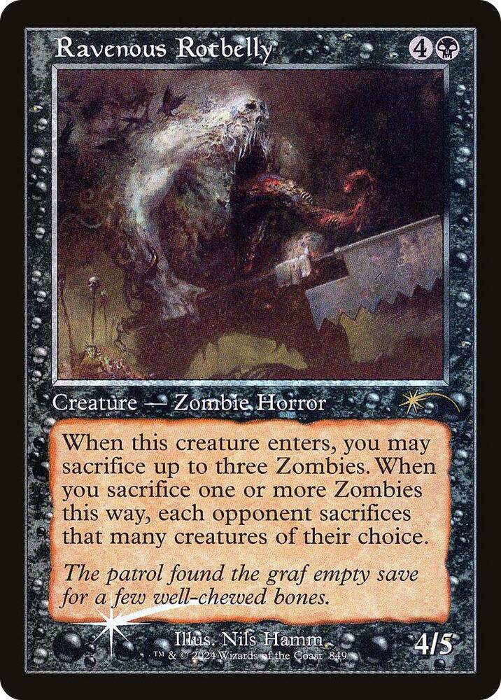 Ravenous Rotbelly (Retro Frame) [Secret Lair Drop Series]