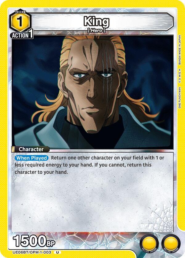 King (003) (UE06BT/OPM-1-003) [UE06BT: One Punch Man]
