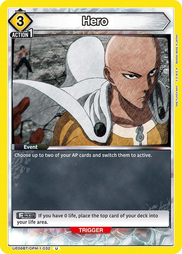 Hero (UE06BT/OPM-1-032) [UE06BT: One Punch Man]