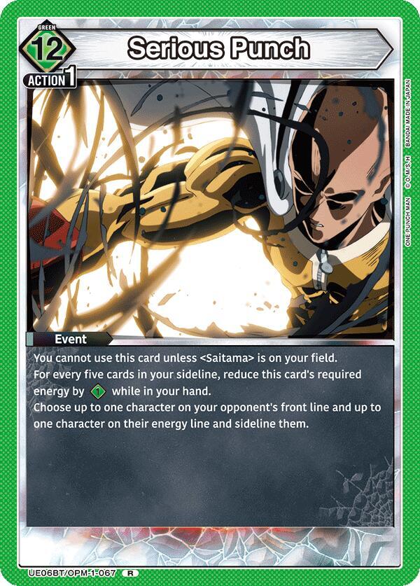 Serious Punch (UE06BT/OPM-1-067) [UE06BT: One Punch Man]