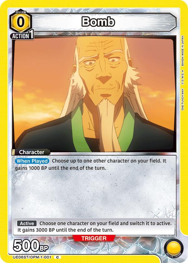 Bomb (UE06ST/OPM-1-001) [UE06ST: One Punch Man Starter Deck]