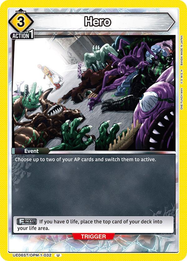 Hero (UE06ST/OPM-1-032) [UE06ST: One Punch Man Starter Deck]