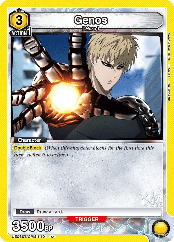 Genos (101) (UE06ST/OPM-1-101) [UE06ST: One Punch Man Starter Deck]