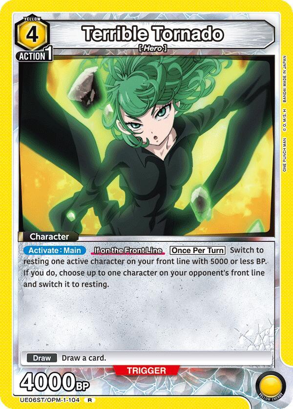 Terrible Tornado (104) (UE06ST/OPM-1-104) [UE06ST: One Punch Man Starter Deck]
