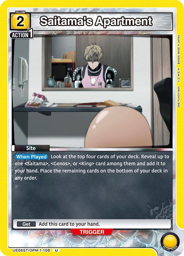 Saitama's Apartment (UE06ST/OPM-1-108) [UE06ST: One Punch Man Starter Deck]