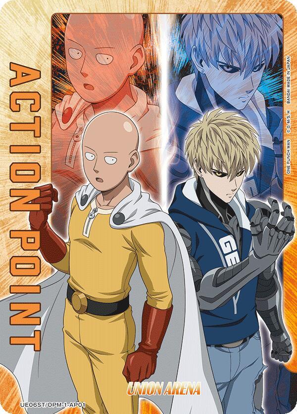 Action Point Card (AP01) (UE06ST/OPM-1-AP01) [UE06ST: One Punch Man Starter Deck] (English)