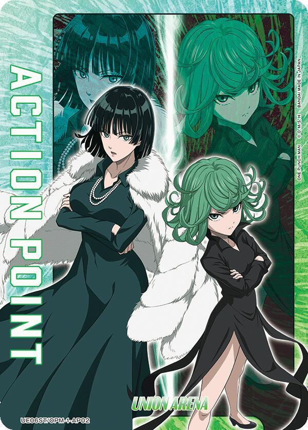 Action Point Card (AP02) (UE06ST/OPM-1-AP02) [UE06ST: One Punch Man Starter Deck]