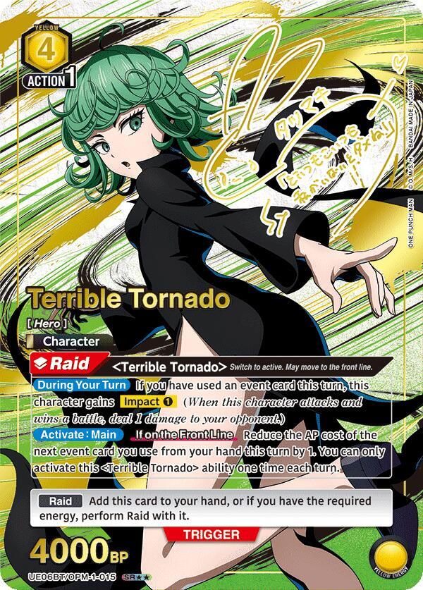 Terrible Tornado (015) (SR**) (UE06BT/OPM-1-015) [UE06BT: One Punch Man]