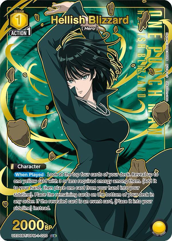 Hellish Blizzard (020) (U*) (UE06BT/OPM-1-020) [UE06BT: One Punch Man]