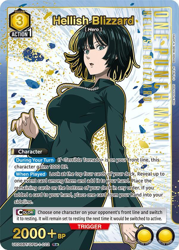 Hellish Blizzard (022) (R*) (UE06BT/OPM-1-022) [UE06BT: One Punch Man]