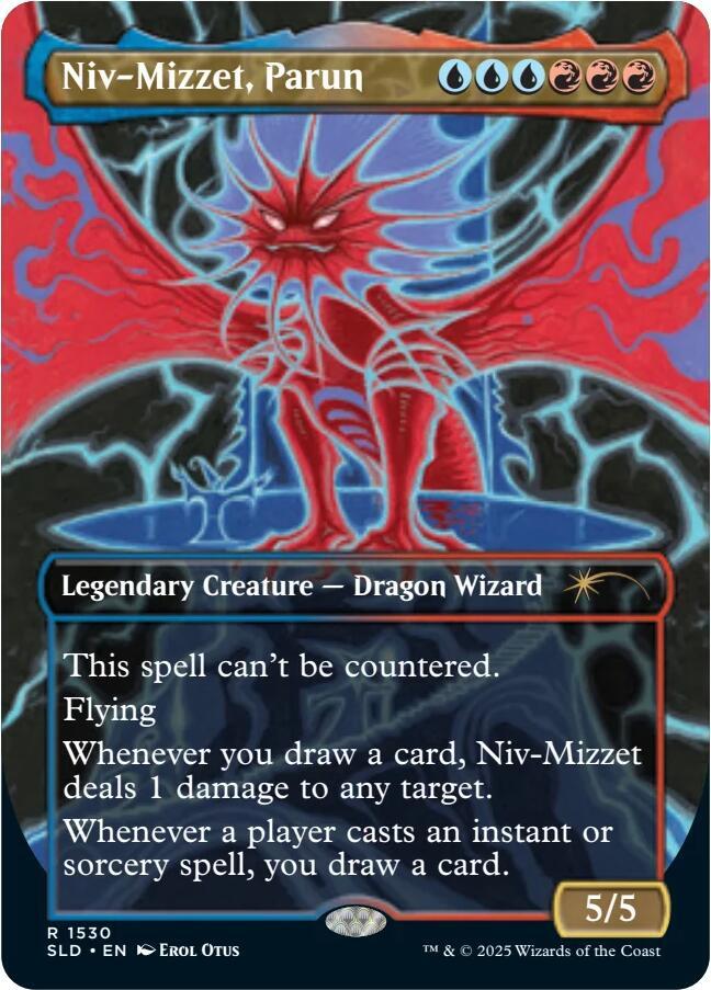 Niv-Mizzet, Parun (Rainbow Foil) [Secret Lair Drop Series]