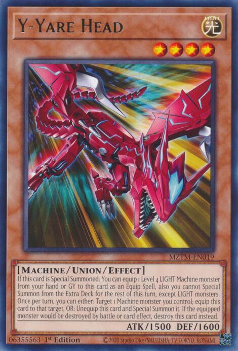 Y-Yare Head [MZTM-EN019] Rare
