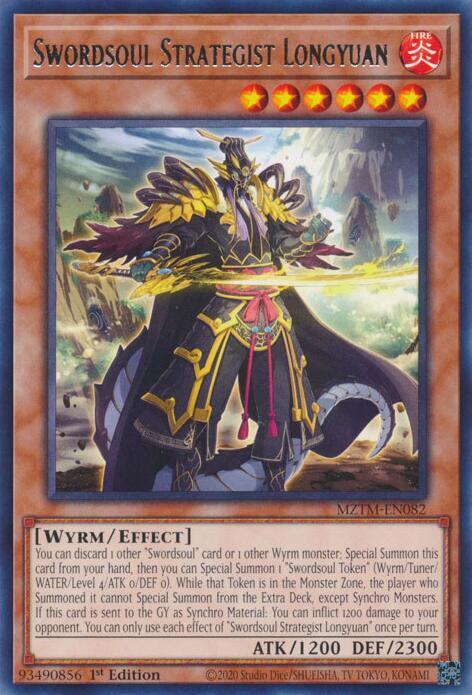 Swordsoul Strategist Longyuan [MZTM-EN082] Rare